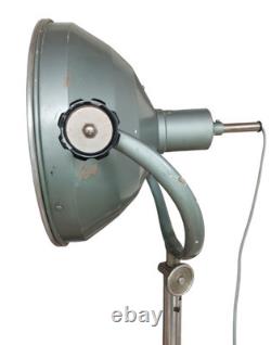 Vintage Rare Tallest 100´´ Adjustable Industrial Floor Lamp Cast Iron 65 Lbs