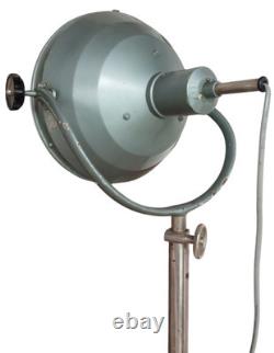 Vintage Rare Tallest 100´´ Adjustable Industrial Floor Lamp Cast Iron 65 Lbs
