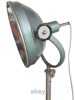 Vintage Rare Tallest 100´´ Adjustable Industrial Floor Lamp Cast Iron 65 Lbs