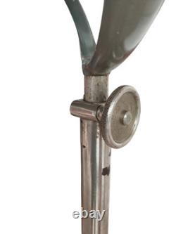 Vintage Rare Tallest 100´´ Adjustable Industrial Floor Lamp Cast Iron 65 Lbs