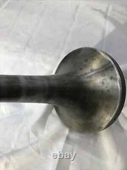 Vintage Trombone bell dent repair mandrel tool cast iron 27.5 lbs