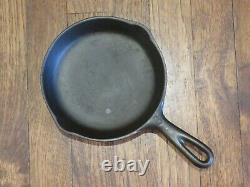Vintage Unmarked #3 Vollrath Ware Cast Iron Skillet With Outset Heat Ring