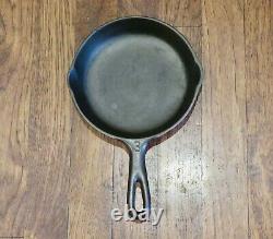 Vintage Unmarked #3 Vollrath Ware Cast Iron Skillet With Outset Heat Ring