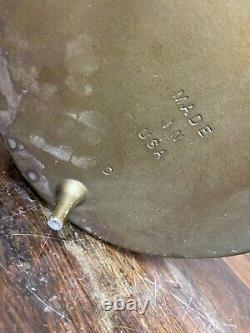 Vintage Unmarked Lodge #12 CO D USA Cast Iron Pot Camp Dutch Oven 3 Footed Lid
