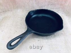 Vintage Wagner Ware Sidney Cast Iron Skillet Frying Pan -0- 1053 6 1/2 Inches