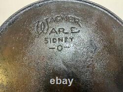 Vintage Wagner Ware Sidney -O- Cast Iron Skillet #8 (1058M) with Heat Ring