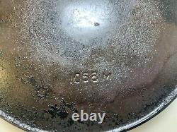 Vintage Wagner Ware Sidney -O- Cast Iron Skillet #8 (1058M) with Heat Ring