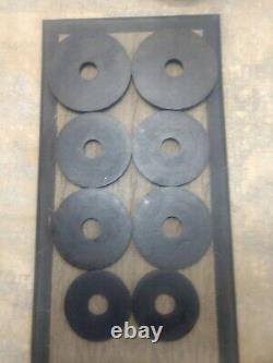 Vintage York Barbell Olympic 10, 5, 2.5 lb Plates, 45 lbs Total