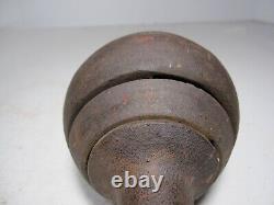 Vintage/antique Weider Go Go Globe Cast Iron Dumbells 15lb Ea