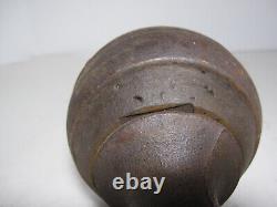 Vintage/antique Weider Go Go Globe Cast Iron Dumbells 15lb Ea