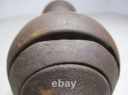 Vintage/antique Weider Go Go Globe Cast Iron Dumbells 15lb Ea
