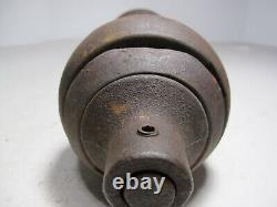 Vintage/antique Weider Go Go Globe Cast Iron Dumbells 15lb Ea