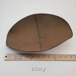 Vtg Antique NY Jacobs Bros Cast Iron Type 77 Candy Scale 6lbs Weight & Brass Pan