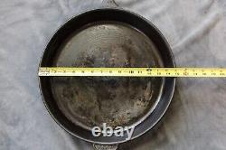 Vtg. Ship Bottom AB&I American Cookware #15 Cast Iron Skillet 15 X 2.5 11.4 Lb