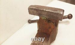 Vtg antique Chas chase parker no. 954 large bench vise 4 jaws cast iron 46 lbs