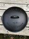 Wagner Ware #10 Cast Iron Drip Drop Raised Letter Skillet Cover 1070 Restored