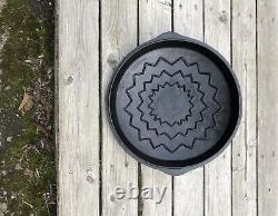 WAGNER WARE #10 Cast Iron DRIP DROP Raised Letter Skillet Cover 1070 RESTORED