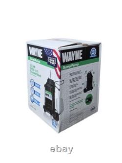 WAYNE CDU800 1/2 HP Submersible Cast Iron and Steel Sump Pump With Integrated