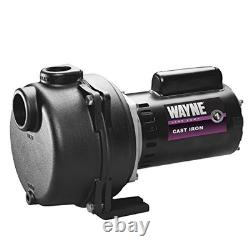 WAYNE WLS200 2 HP Cast Iron High Volume Lawn Sprinkling Pump