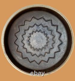 Wagner Ware #1269 Cast Iron Dutch Oven withLid Vintage Nickle Plated RARE 1920's
