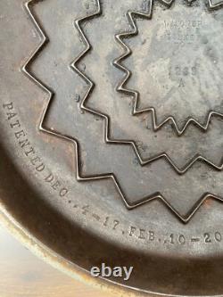Wagner Ware #1269 Cast Iron Dutch Oven withLid Vintage Nickle Plated RARE 1920's