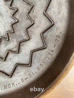 Wagner Ware #1269 Cast Iron Dutch Oven withLid Vintage Nickle Plated RARE 1920's