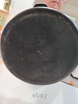 Wagner Ware No 9 Drip Drop Round Roaster Sidney -O- 1269 C Dutch Oven Cast Iron