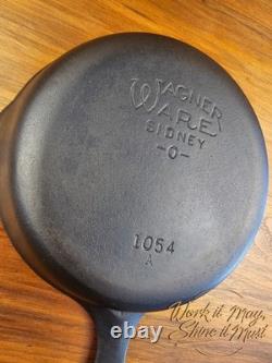 Wagner Ware Sidney O #4 Restored Cast Iron Skillet 1054A