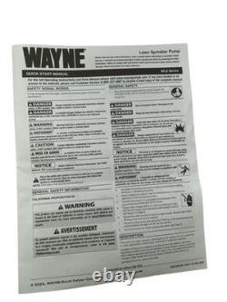 Wayne 2 HP Cast Iron Lawn Sprinkler Pump WLS200 (OB)