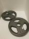 Weider 25 Lb Olympic 2 Weight Plates Set Of 2 50lbs Total Pounds New Fast