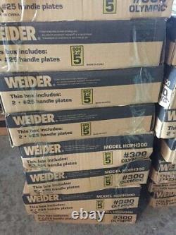 Weider Olympic 2 Weight Plates ALL SIZES 45 35 25 10 5 2.5 Hammertone NEW