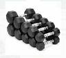 Weider Rubber Hex Dumbbells Weights You Choose 10 15 20 25 30 35 40 Lb New