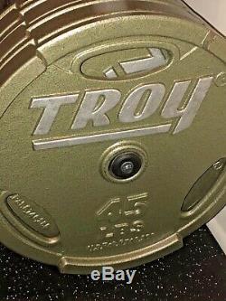Weight Plates Troy Olympic 45lb Plates