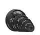 Weights 245lb Cast Iron Olympic Set 2-2.5 2-5's 2-10's 2-25's 2-35's 2-45's