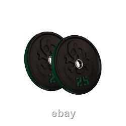 Wod Cast Iron Plate Weights 25 Lbs Pair Olius Gym Weights For Men And Women B