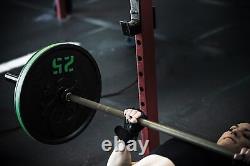 Wod Cast Iron Plate Weights 25 Lbs Pair Olius Gym Weights For Men And Women B