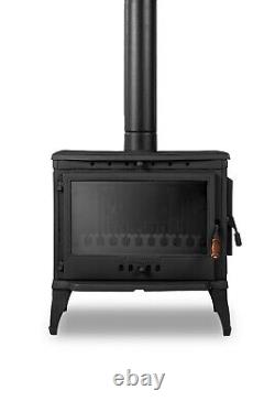 Woody cast iron wood burning stove, % 100 cast iron stove, 251 lbs, 30,000 BTU