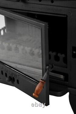 Woody cast iron wood burning stove, % 100 cast iron stove, 251 lbs, 30,000 BTU