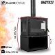 Woody Cast Iron Wood Burning Stove, % 100 Cast Iron Stove, 292 Lbs, 34,000 Btu