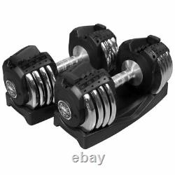 XMark Fitness XM3307 Adjustable 50LBS Weight Dumbbells Pair CHEAP DEAL