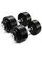 Yes4all 105 Lb Adjustable Dumbbell Weight Set (2 X 52.5 Lb) Like Bowflex