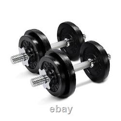 Yes4All Adjustable Cast Iron Dumbbell Sets 40-200LBS with Connector Option We
