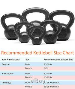 Yes4All Cast Iron Kettlebells Sets Solid Kettlebell Weights Workout 5 30 Lbs