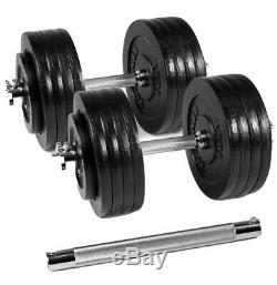 Yes4all 190 LBS Weights Adjustable Dumbbells w Connector Bar PRIORITY SHIP