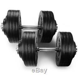 Yes4all Dumbbell Set 40 To 200 Lbs Adjustable Weight Cast Iron Dumbbells Fitness