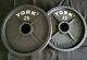 York Barbell Cast Iron Olympic 25lb Plates Pair Brand New 2 Inch Hole
