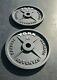 York Barbell Cast Iron Olympic 45 Lb Plates Pair Brand New 2 Inch Hole