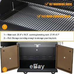 Z GRILLS Wood Pellet Grill 8 in 1 Smoked Grill 700 SQIN Cooking Area, 20 lb