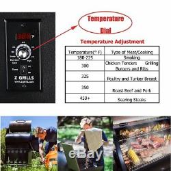 Z Grills Wood Pellet Grill BBQ Smoker Digital Control Outdoor Cooking+Free Cover