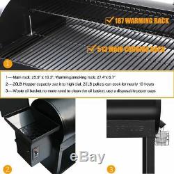 Z Grills Wood Pellet Grill BBQ Smoker Digital Control Outdoor Cooking+Free Cover